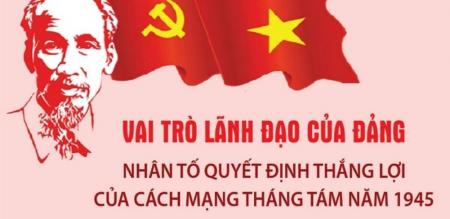 Vai trò lãnh đạo của Đảng - Nhân tố quyết định thắng lợi của Cách mạng Tháng Tám năm 1945