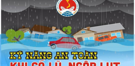  [Infographic] Tuyên truyền các kỹ năng an toàn khi có lũ, ngập lụt